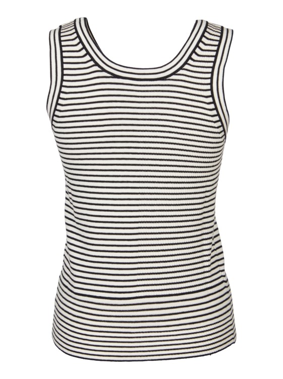 Shop Paul Smith Black And White Striped Top