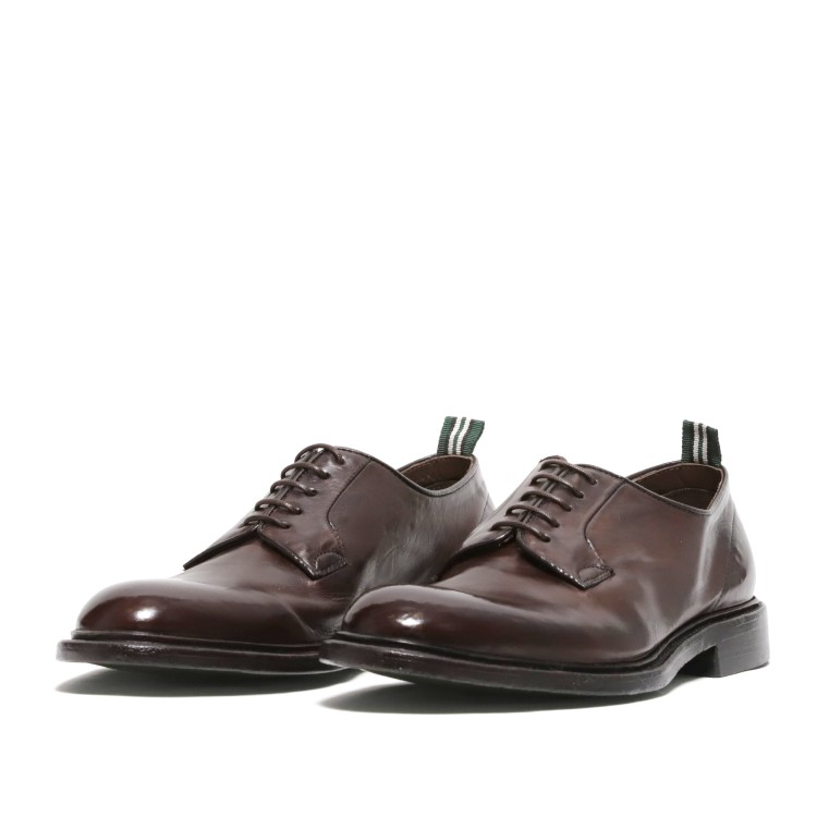 Shop Green George Brown Leather Tied Derby