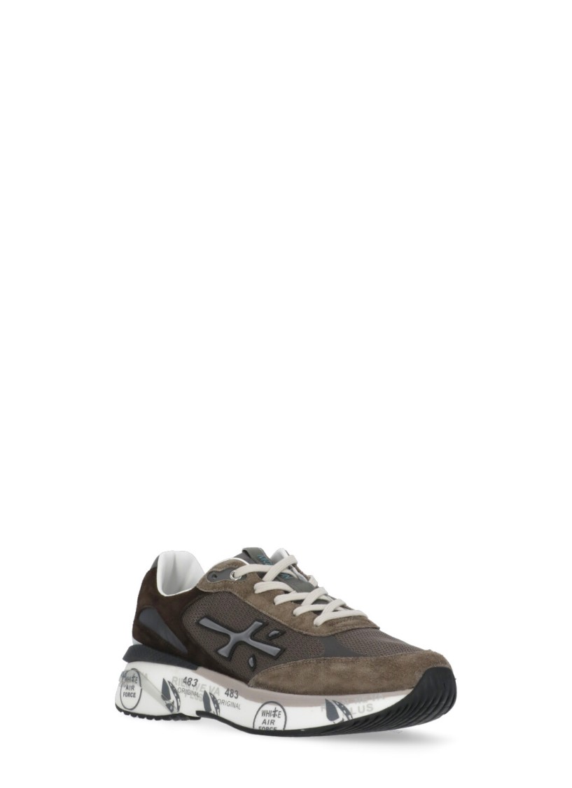 Shop Premiata Moerun 6446 Sneakers In Brown