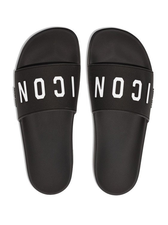 Shop Dsquared2 Black Flip Flop