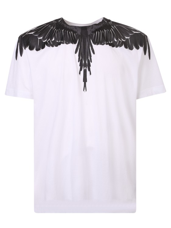 Shop Marcelo Burlon County Of Milan Icon-wings Motif T-shirt In White