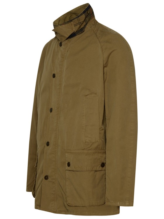 Shop Barbour Beige Cotton Ashby Jacket In Brown