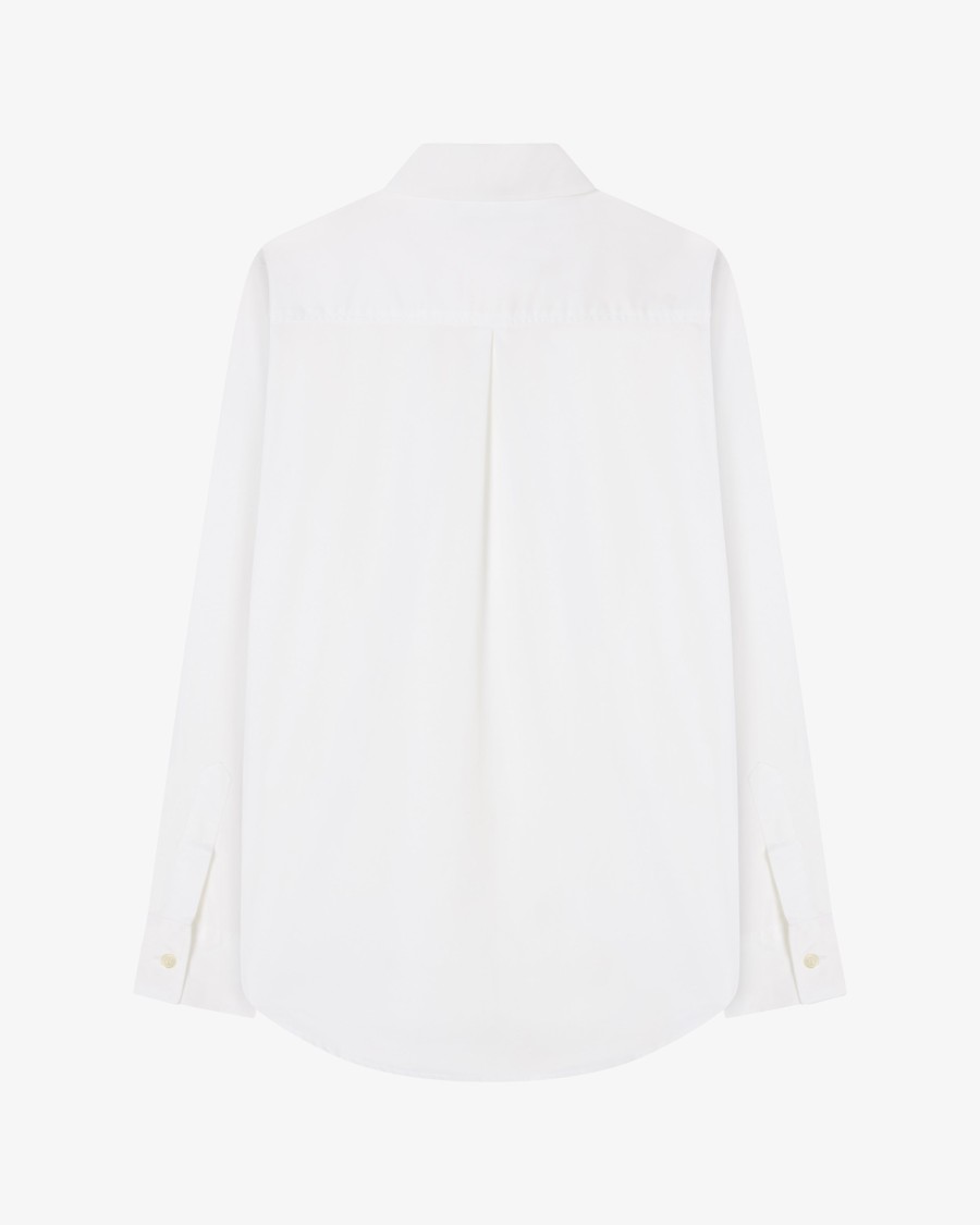 Shop Serena Bute Cotton Classic Shirt - White