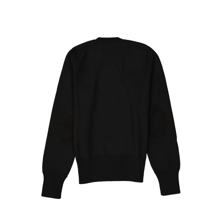 Shop Alexander Mcqueen Black Logo Sweater