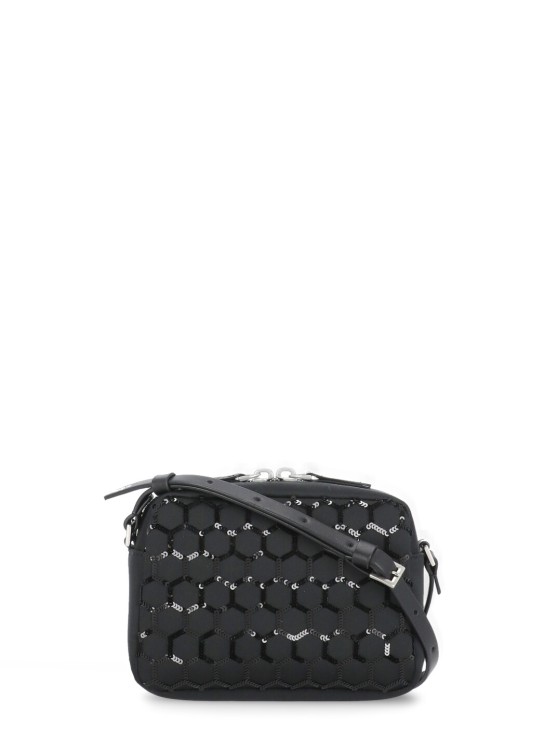 Shop Fabiana Filippi Black Leather Shoulder Bag