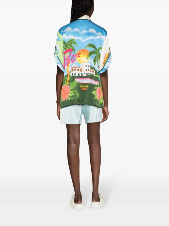Shop Alemais Paradiso-print Multicolored Shirt