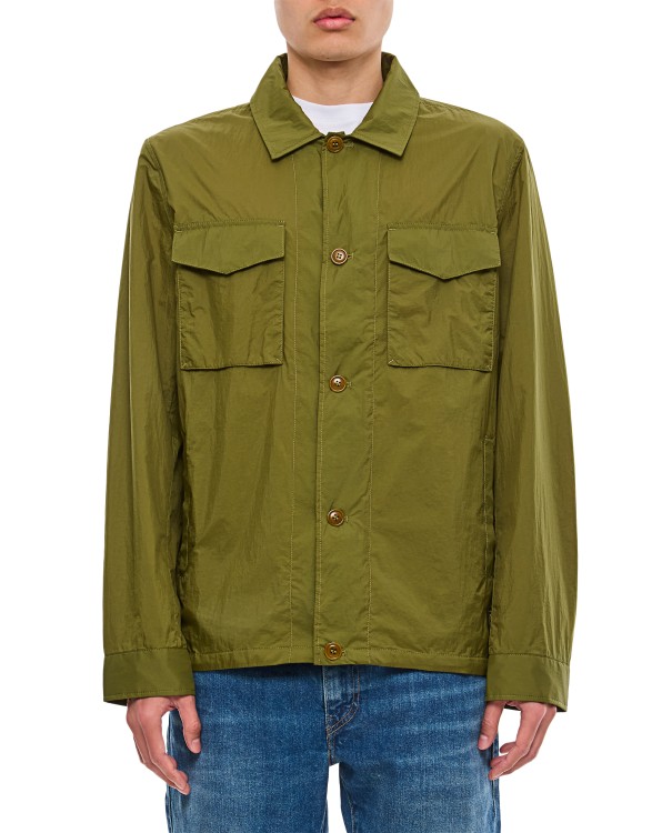 Shop Barbour Neale Overshirt In Brown