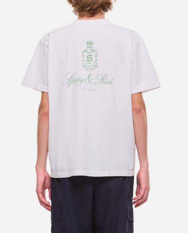 Shop Sporty And Rich Vendome T-shirt In White