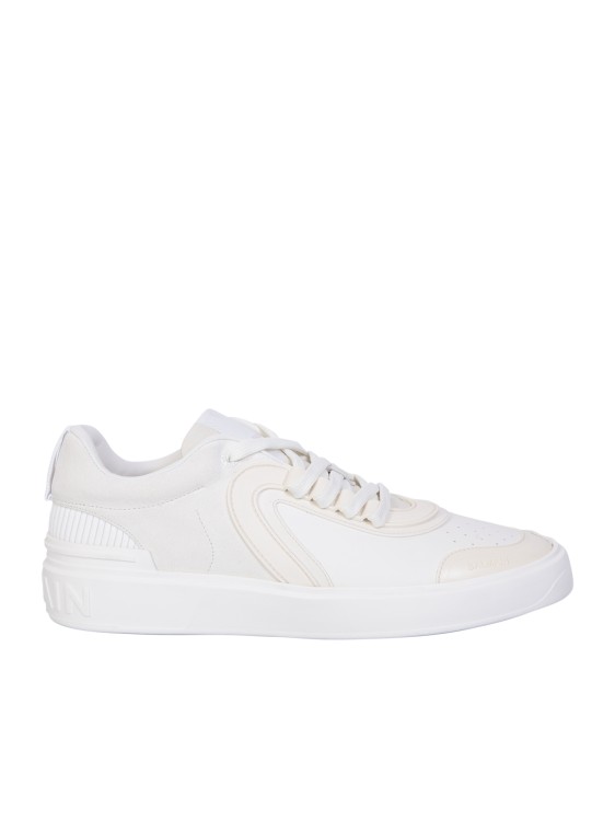 Balmain Off-white B-skate Sneakers In White