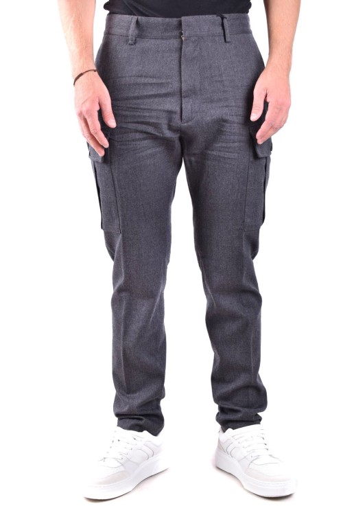 Shop Dsquared2 Grey Cargo Trousers