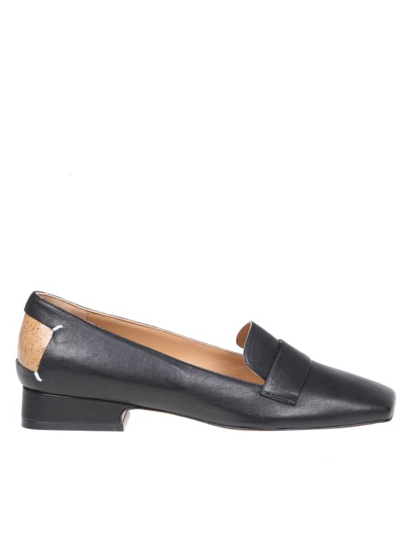 MAISON MARGIELA LOAFERS IN BLACK LEATHER,73777f09-f679-57bc-80a8-f4aff100445c