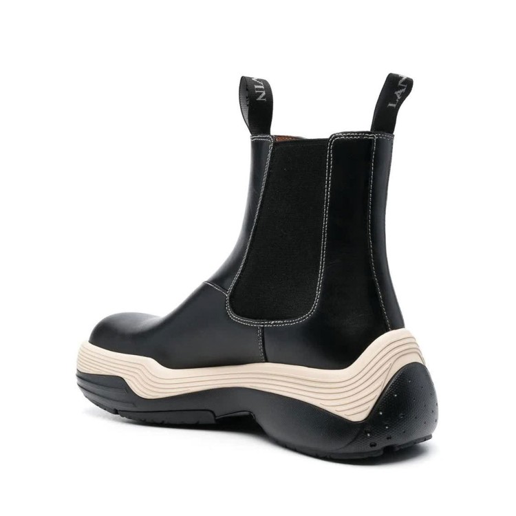 Shop Lanvin Leather Boots In Black
