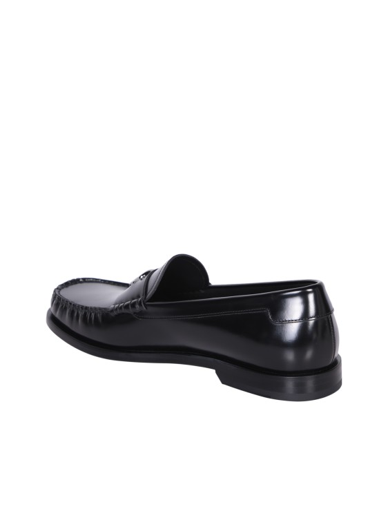 Shop Dolce & Gabbana Slip-on Leather Loafer In Black