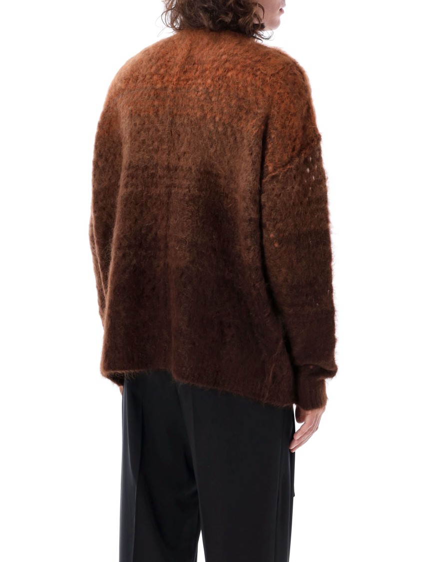 Cmmn Swdn Gradient-effect Sweater In Brown