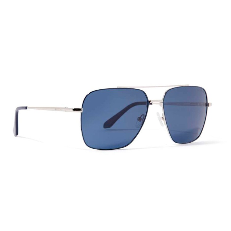 Shop Roderer Harry Aviator Polarized Sunglasses - Silver / Blue