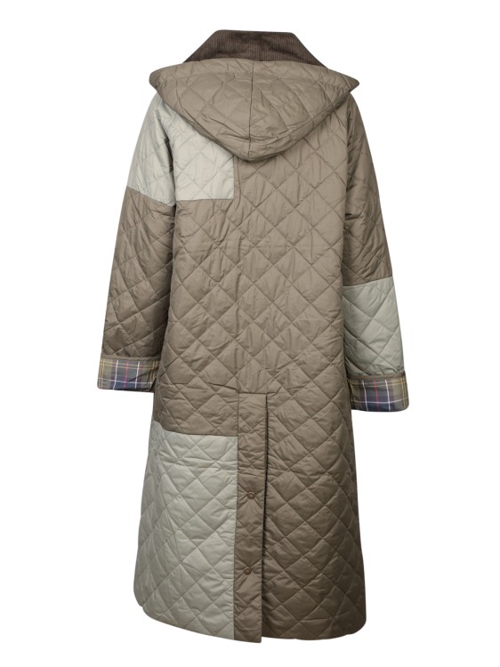 Shop Ganni Quilted Jacket In Grey