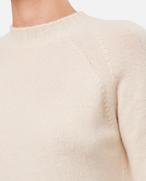 Shop Drumohr Lambswool Sweater In Grey