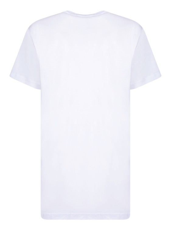 Shop Allesandro Enriquez White Cotton T-shirt With Sicily Front Print