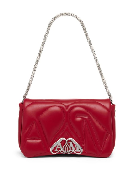 Alexander Mcqueen The Seal Small Red Bag