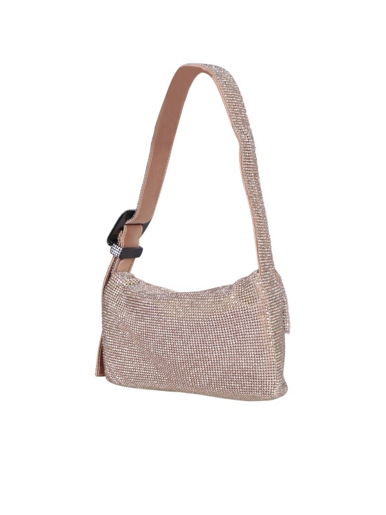 Shop Benedetta Bruzziches Foldover Top Shoulder Bag In Pink