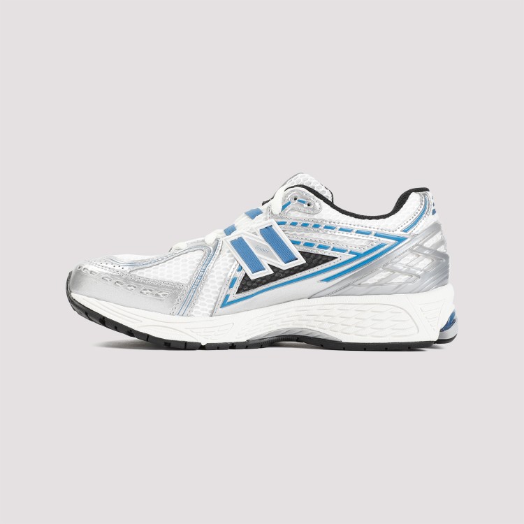 Shop New Balance 1906 Silver Blue Textile Sneakers In Multicolor