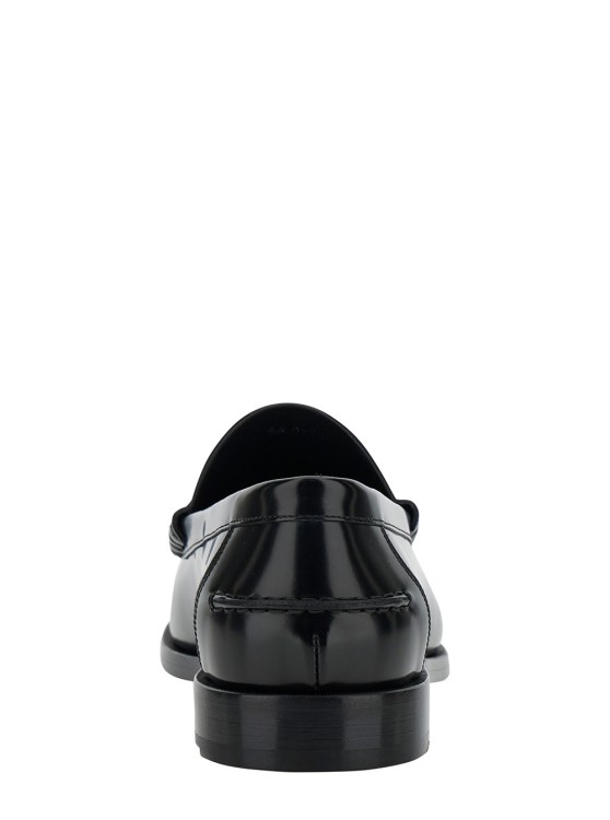 Shop Givenchy Black Loafers With 4g Detail In Leather
