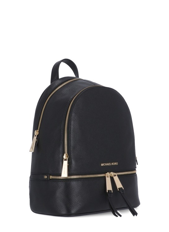 Shop Michael Michael Kors Rhea Backpack In Black
