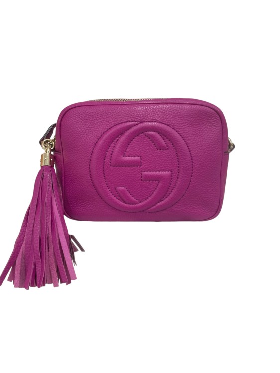 Gucci Soho Camera Bag Purple In Pink