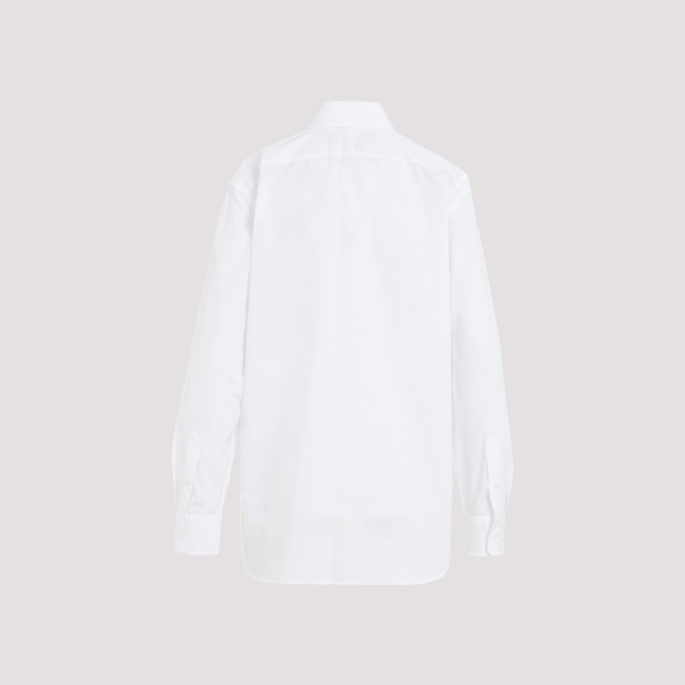 Shop Polo Ralph Lauren Adrien Ls White Cotton Shirt