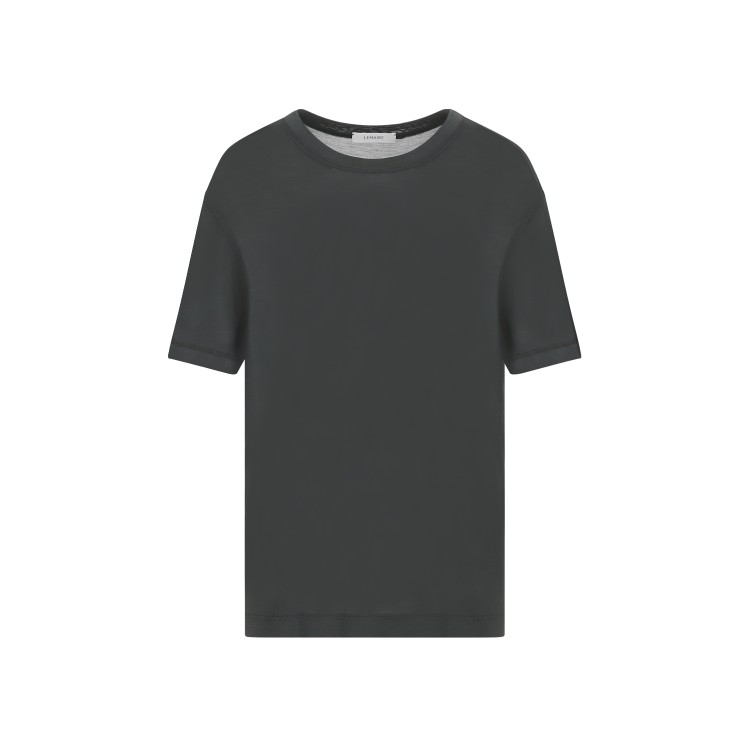 Shop Lemaire Soft Ss Grey Silk T-shirt
