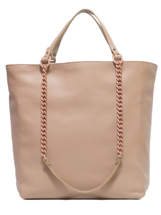 Gianni Chiarini Gaia Leather Hemp Bag In Brown