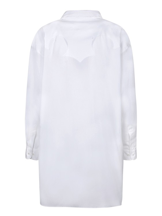 Shop Maison Margiela Cotton Dress Shirt In White