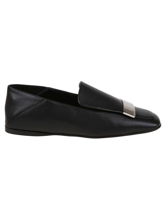 Shop Sergio Rossi Flat Moccasin-05 Sr1 In Leather In Black