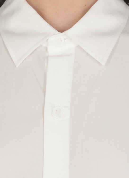 Shop Yohji Yamamoto White Y's Cotton Blend Shirt