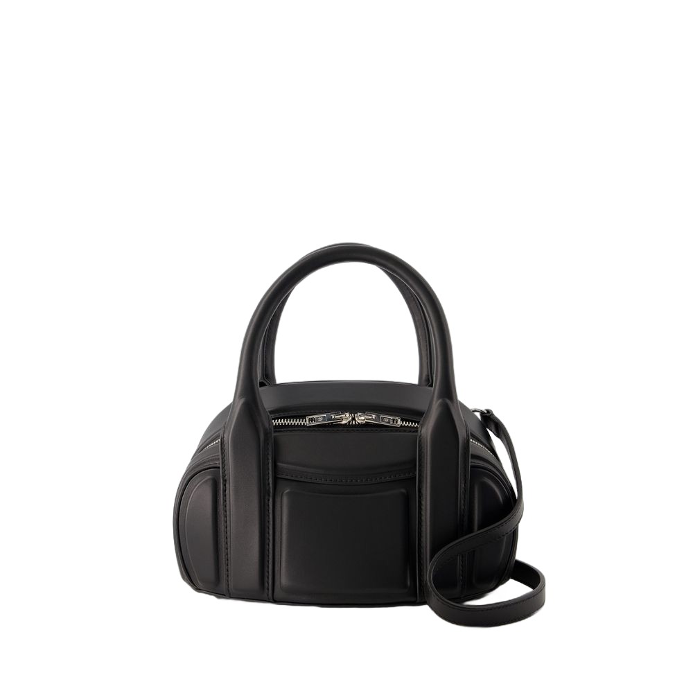 Alexander Wang Women Black Nappa Leather Roc Small Handbag In Black