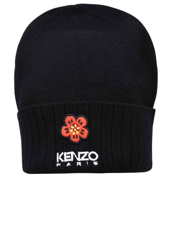 Shop Kenzo Written Logo Cap In Black