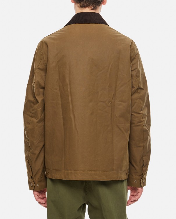 Barbour Workers Wax Jacket In Brown