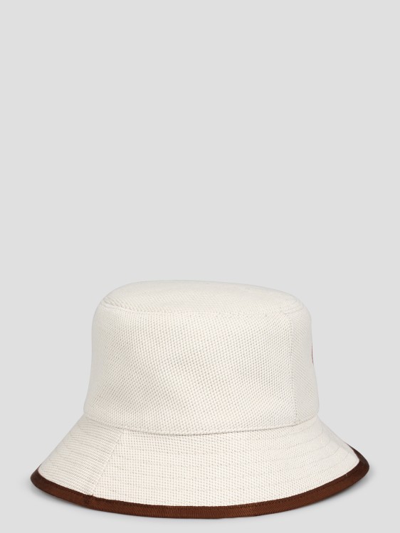 Shop Gucci Print Bucket Hat In White
