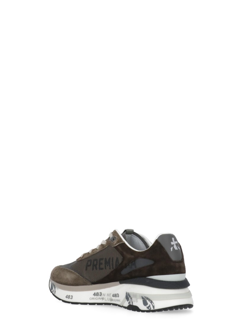 Shop Premiata Moerun 6446 Sneakers In Brown