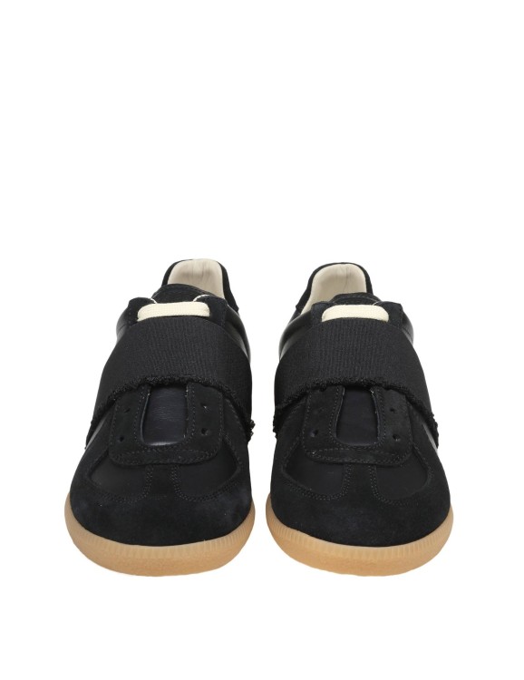 Shop Maison Margiela Replica Sneakers With Elastic Band In Black