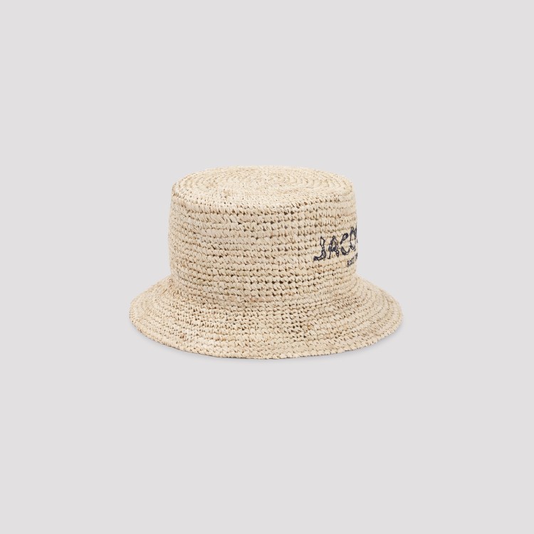 Jacquemus Le Bob Pesco Natural Raffia Hat In Neutrals