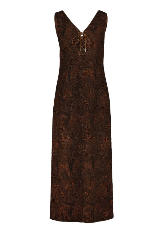 Paloma Wool Joey Linen Dress In Brown