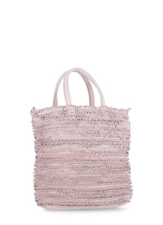 Shop Majo Pink  Calf Leather Hand Bag