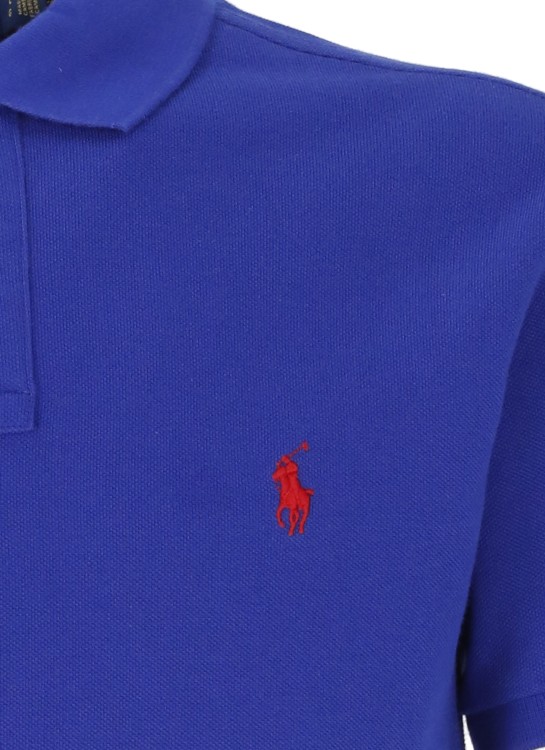 Shop Polo Ralph Lauren Pony Polo Shirt In Blue