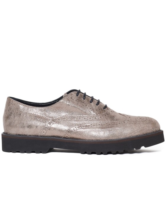 Hogan Oxford Lace-up In Grey