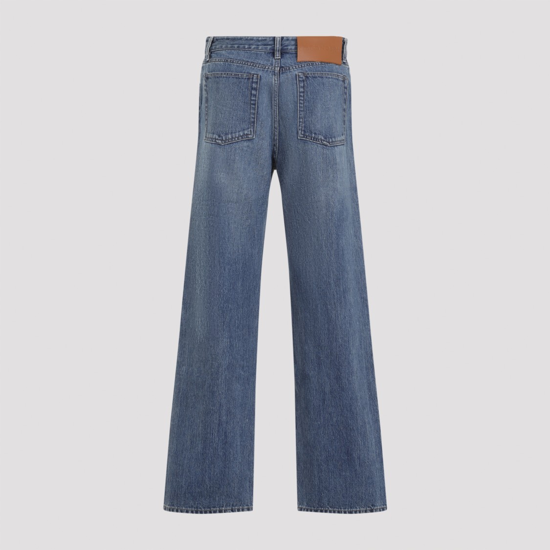 Jil Sander Canard Blue Cotton Trouser 18 Denim Jeans In Blue