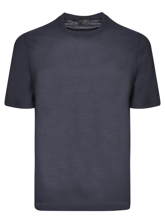 Shop Dell'oglio Blue Short Sleeves T-shirt