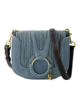 Vicki Crossbody Bag - Leather - Cement Beige by See By Chloé in Neutrals  color for Luxury Clothing