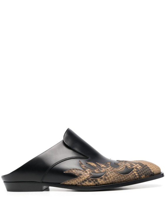 DRIES VAN NOTEN MULTICOLOR WOVEN LEATHER LOAFERS,772f6049-5f2b-7b5e-460b-d2774afc471f