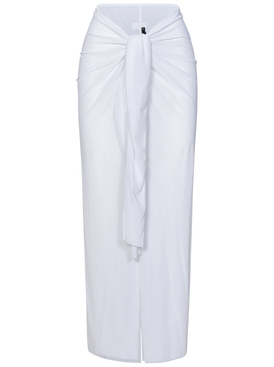 Shop Fisico White Long Skirt